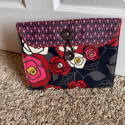 NWOT - Fossil Key-Per Floral Clutch - Tablet Book Case Organizer *READ*