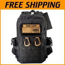 Waterproof Dad Diaper Backpack with Insulated Pouches