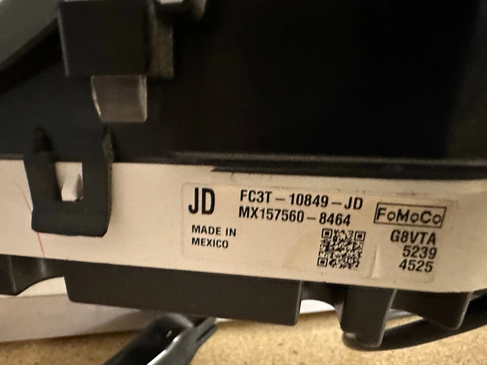 Speedometer Instrument Cluster 2016 Ford F350 F250 Gauges 124,303 Miles DIESEL - Image 3 of 3