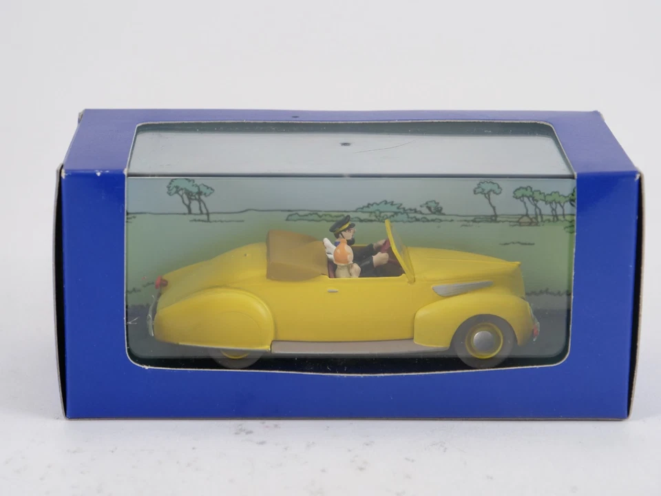 In Auto Tintin 1/43 La Cabrioleta Del Capitano Haddock - Immagine 3 di 4