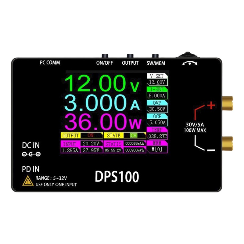 Adjustable Voltage Regulator 30V 5A 100W Bench Switching Voltage Regulator