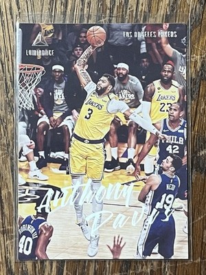 2019-20 Panini Chronicles Anthony Davis Luminance