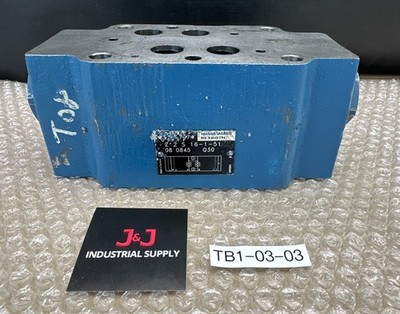 Rexroth Z2S16-1-51 Mannesmann Hydraulic Check Valve - PREOWNED + WARRANTY!  