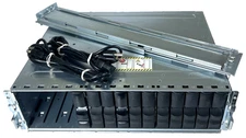 EMC KTN-STL3 15-Bay 3.5" 6GB/s SAS DEA DAS JBOD HDD Array Enclosure W/ Rails