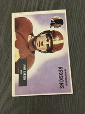 1955 Bowman #22 John JOHNNY CARSON Football Card Rookie RC (Read)