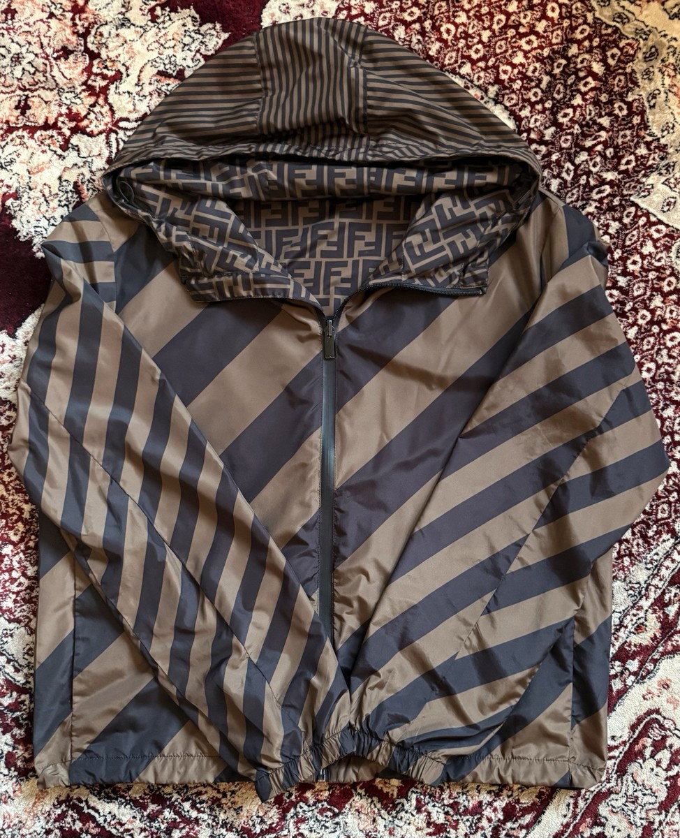 Fendi Jacket Fendi Reversible Windbreaker Fendi Mens Windbreaker