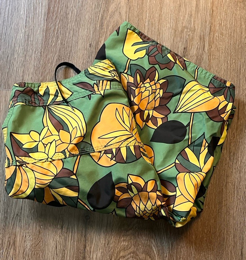 Stussy Board Shorts Mens Green Floral Hawaiian size 30 thumbnail 5