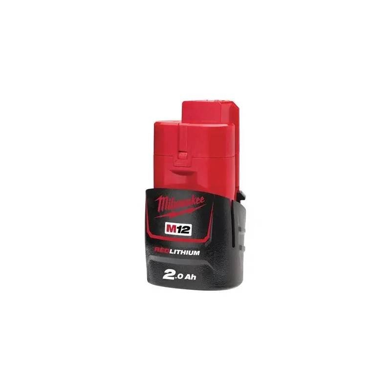 Batteria M12 B2 Milwaukee 12V 2.0Ah Redlithium Originale 4932430064