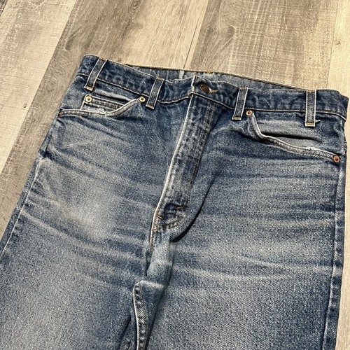 VTG Levi's 517 Faded Bootcut 90s Cowboy Denim Whisker Fade Western Biker Jeans by Levi's, $63.99 - Photo 3