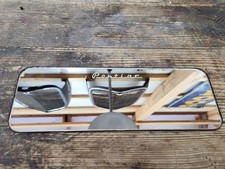 Vintage Old Original Pontiac Visor Vanity Mirror Interior Gm Accessory 1960s Vintage Old Original Pontiac Visor Vanity Mirror Interior Gm Accessory 1960s