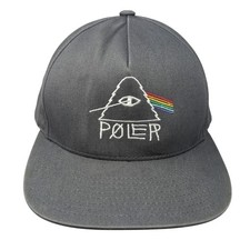 Poler Snapback 5 Panel Cap Gray One Size Adju...