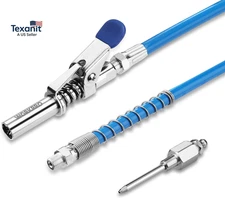 Grease Gun Coupler Set, Quick Release Grease Gun Coupler with Grease Gun Needle 