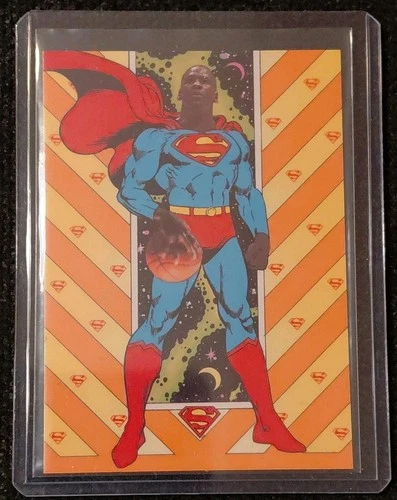 1989-90 Michael Jordan Superman Comic Book Art Card Promo Rare