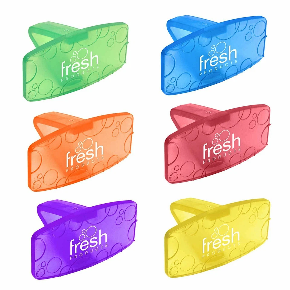 (6 count) Fresh Products Eco Bowl Clip 2.0 Air Freshener, Variety Pack