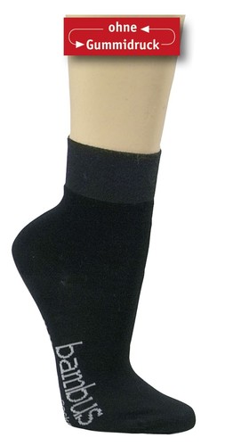 6 pairs bamboo viscose socks short shaft socks quarter up to size 54 without elastic - Picture 2 of 3