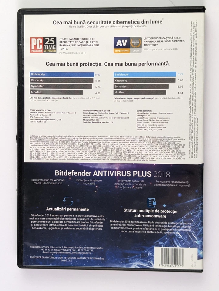 Bitdefender Antivirus Plus 2018 Romanian 10 PCs 1 Year RNPC001565B1 - Imagen 3 de 4
