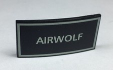 BREITLING AIRWOLF Watch Stand Plaque Display Chronograph Stainless Steel Gold /