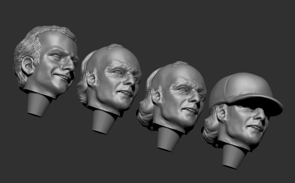 NIKI LAUDA RESINA ACQUA MODELLO 1:43,1:18, 1:10, 1:8 - Immagine 4 di 4