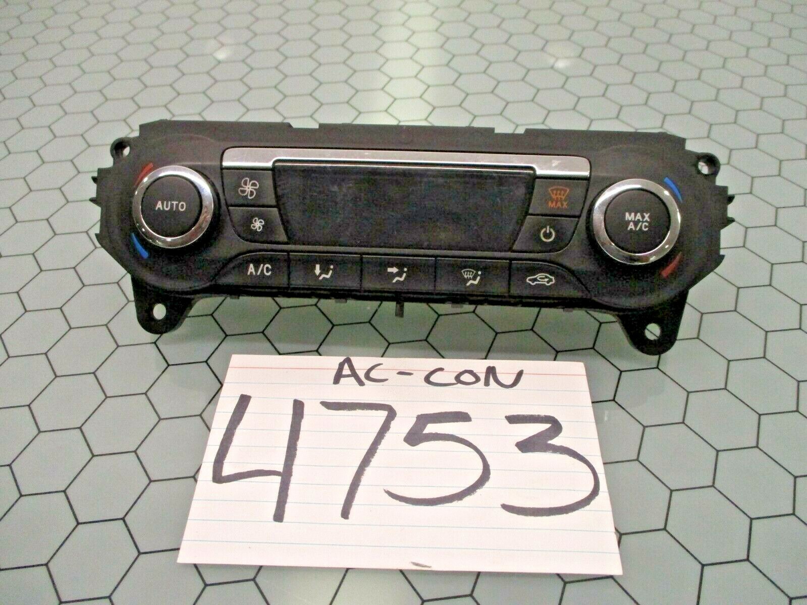 2012 2013 2014 Ford Focus AC and Heater Control Used Stock #4753-AC 