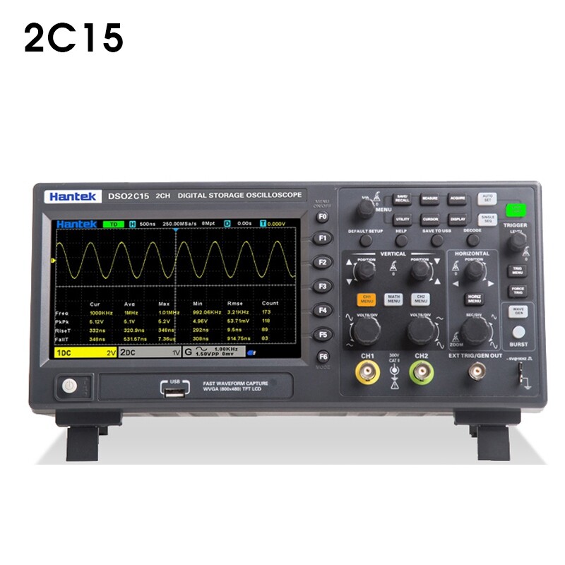 Hantek Oscilloscope DSO2C10 2D10 2 Channel Digital Storage 1Gsa/s
