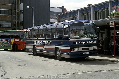 Wrights, TWC298 Wrexham 1987 Bus Foto 