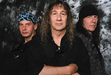 Anvil Band full signed 8x12 inch photo autographs Anvil Band full signed 8x12 inch photo autographs