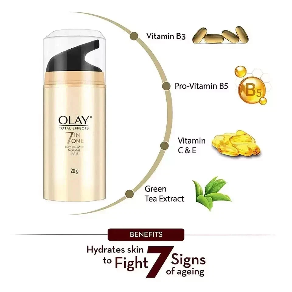 Olay Total Effects 7 in One Touch Of Foundation SPF 15+ 50g FREE SHIPPING - Image 3 of 4
