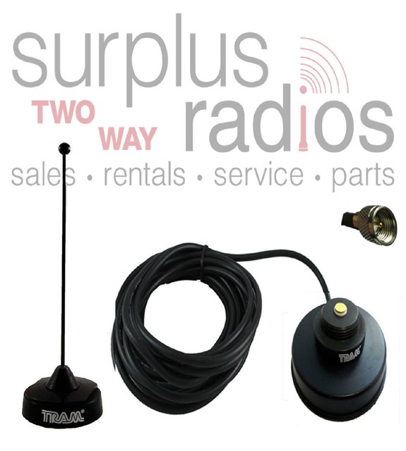 BLACK UHF MOUNT ANTENNA KIT MOTOROLA MOBILE CDM1550 M1225