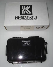 KIMBER KABLE ILLUMINATIONS D60 COAXIAL DIGITAL CABLE **BOXES ONLY** NO CABLE