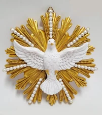 Holy Spirit Wall Plaque - Divine Spirit Sculpture Wall Mounted for Home Decor