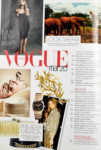 VOGUE ESPAÑA Spain Magazine No.264 March 2010 ANJA RUBIK - Bild 4 von 6