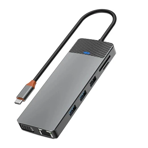 WiWU Linker 12 in 1 Type C hub USB C Docking Station for Macbook 12 in 1 - Image 2 of 4