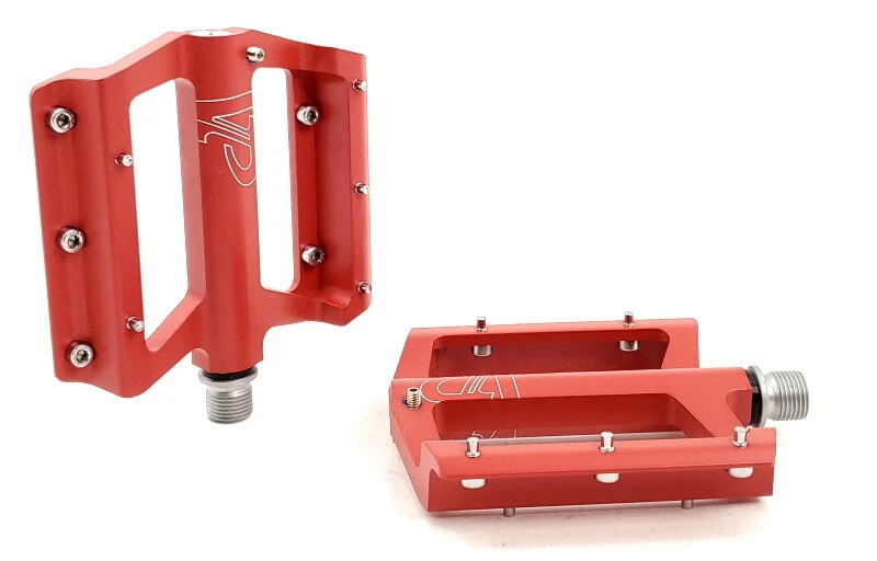 VP Components VP-69 Mountain Bike Alloy Pedals, Red - Image 2 of 4