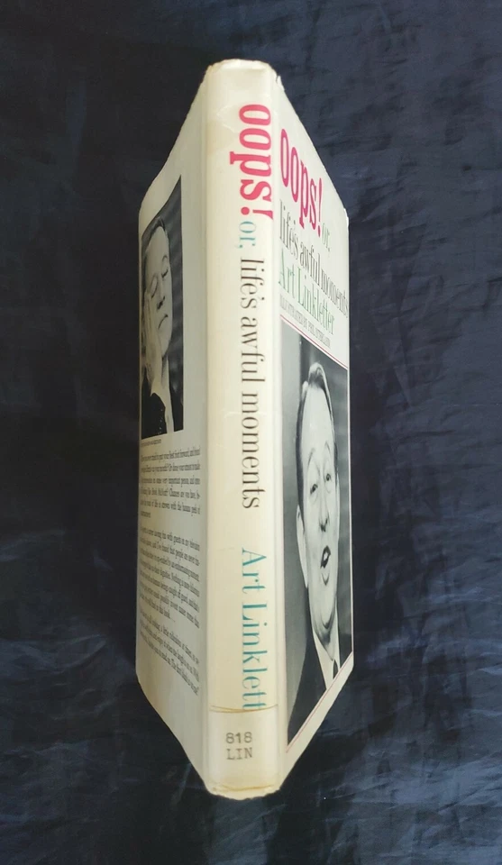 Oops! Or, Life's Awful Moments By Art Linkletter HCDJ 1st Edition Ex-library - Image 3 of 4