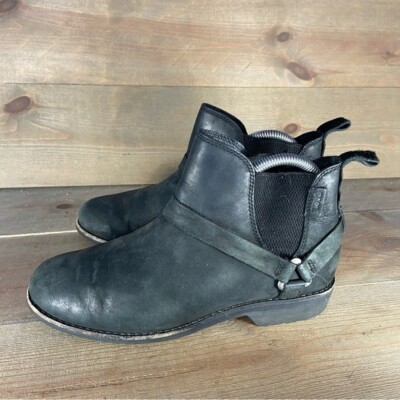 teva de la vina dos womens size 7 shoes black leather  display picture 1
