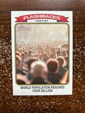 World Population, News Flashbacks #NF-2 - 2023 Topps Heritage