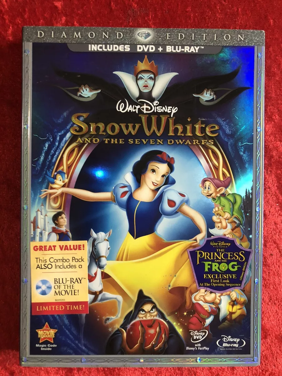 Disney Snow White and the Seven Dwarfs(DVD,2009,3-Disc Set) TESTED