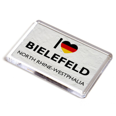 KÜHLSCHRANKMAGNET - I Love Bielefeld, Nordrhein-Westfalen - Deutschland
