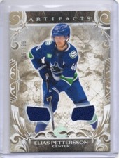 Elias Pettersson 2024-25 Artifacts hockey Gold Materials /199 Jersey 128