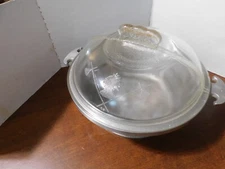 VTG. 9.5" Guardian Service Ware CAST ALUMINUM ROASTER , With Glass Lid Round