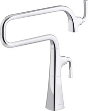 KOHLER K-22067-CP Graze Kitchen Sink Deck Mount Pot Filler in Polished Chrome