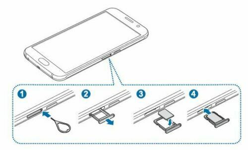 Samsung Galaxy S8 SIM Card Tray Eject Pin Door Opening Tool