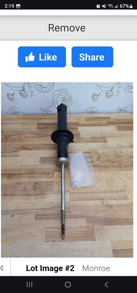 Suspension Strut-OESpectrum Strut Monroe 72896 fits 11-20 Dodge Journey - Image 3 of 4