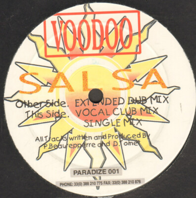 VOODOO - Salsa - Paradize - PARADIZE 001 - EP Maxi 12 Zoll 33 U/min