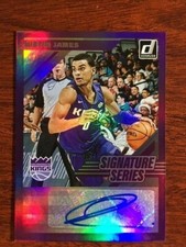 2019-20 Donruss Basketball Signature Series #SS-JJM Justin James autograph Card