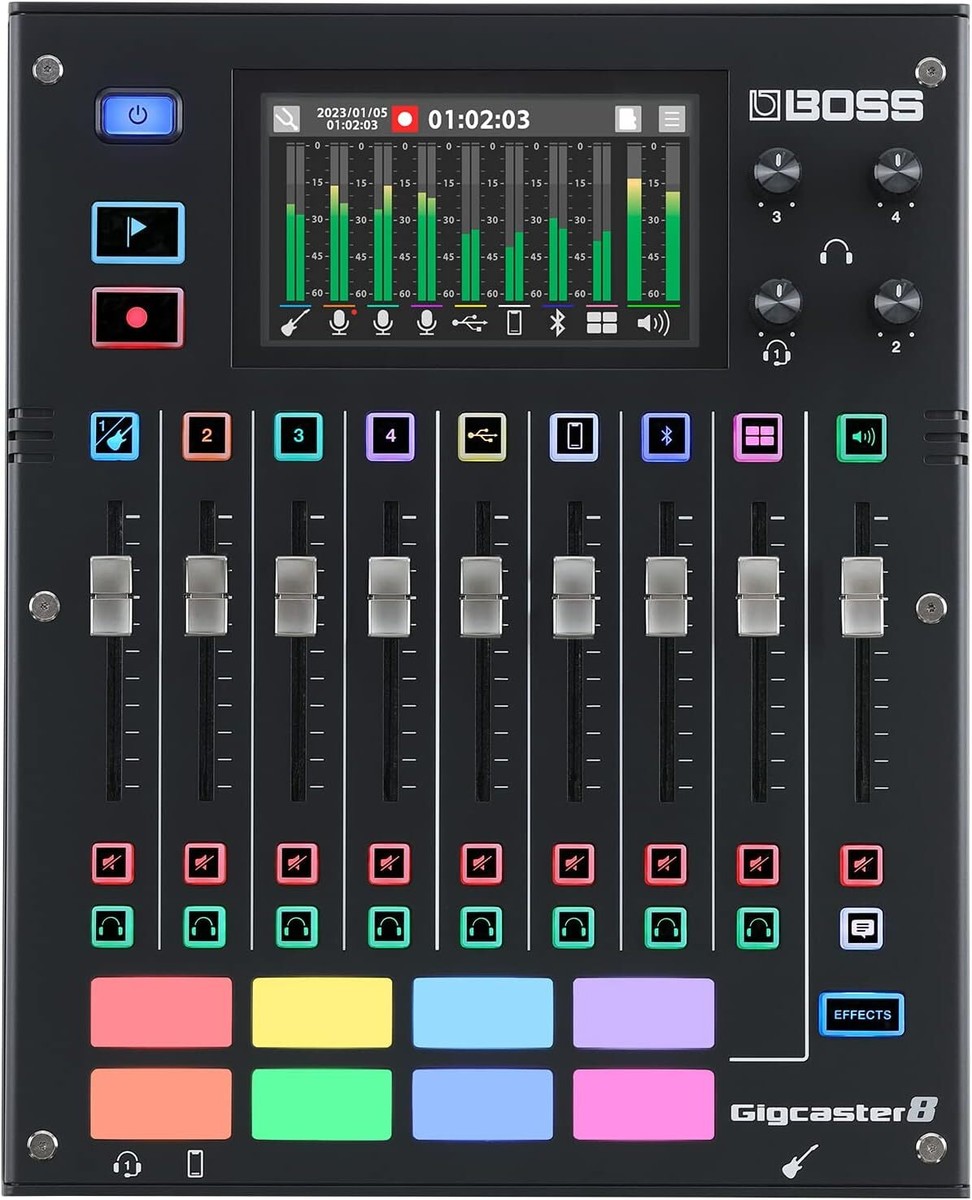 BOSS Gigcaster 8 GCS-8 Audio Streaming Mixer 8-Channel Brand
