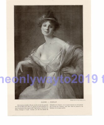Mme Vigge-Lebrun, Claudie, Book Illustration (Print), c1903