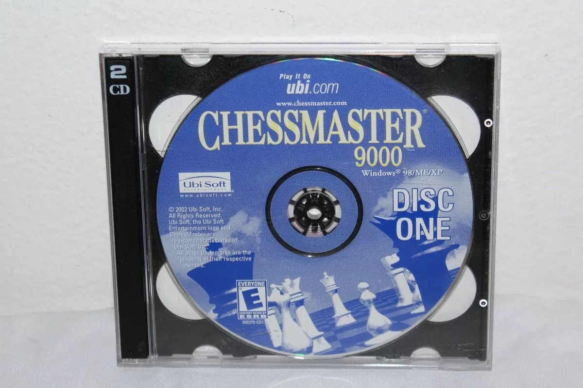 Chessmaster 9000 PC CD-ROM Computer Game - Two Discs - Windows 98/ME/XP