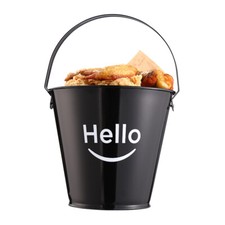 600ML1500ML Mini Stainless Steel Fries Bucket Bar Fried Chicken Snack bucket Pot