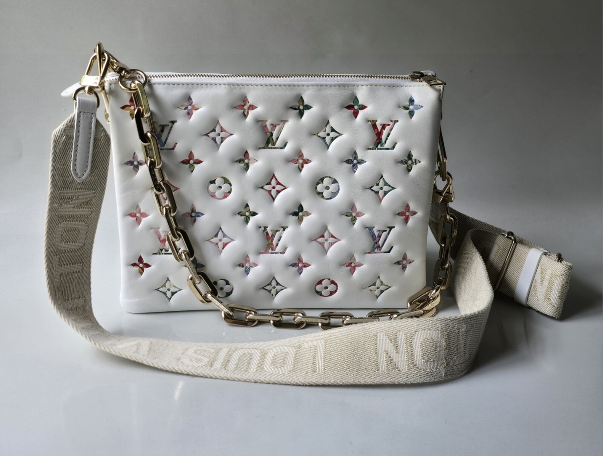 Louis Vuitton Monogram Coussin PM LV Garden White Shoulder